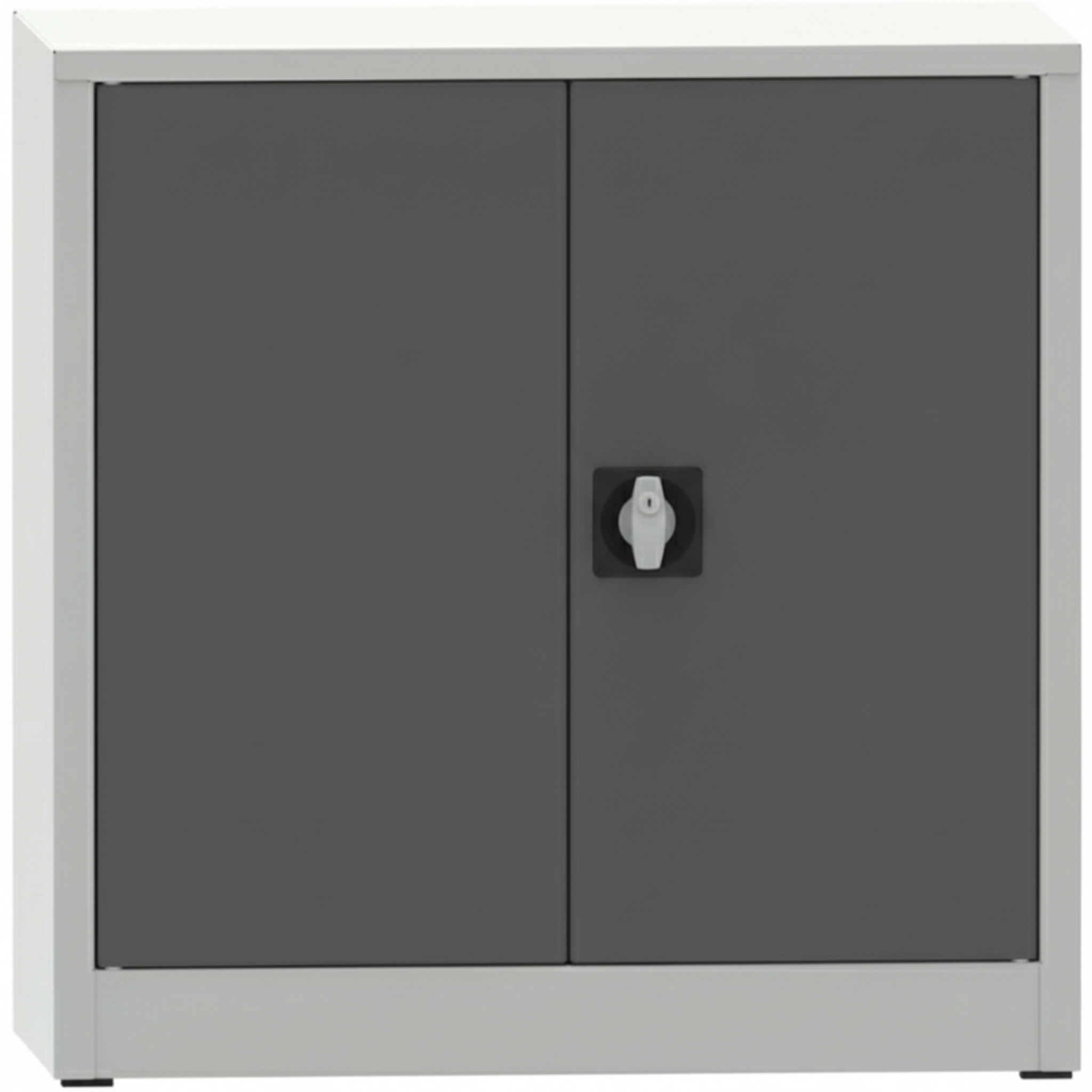Dílenská policová skříň na nářadí KOVONA JUMBO, 1 police, svařovaná, 800 x 600 x 800 mm, šedá / tmavě šedá