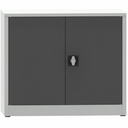 Dílenská policová skříň na nářadí KOVONA JUMBO, 1 police, svařovaná, 800 x 950 x 500 mm, šedá / tmavě šedá