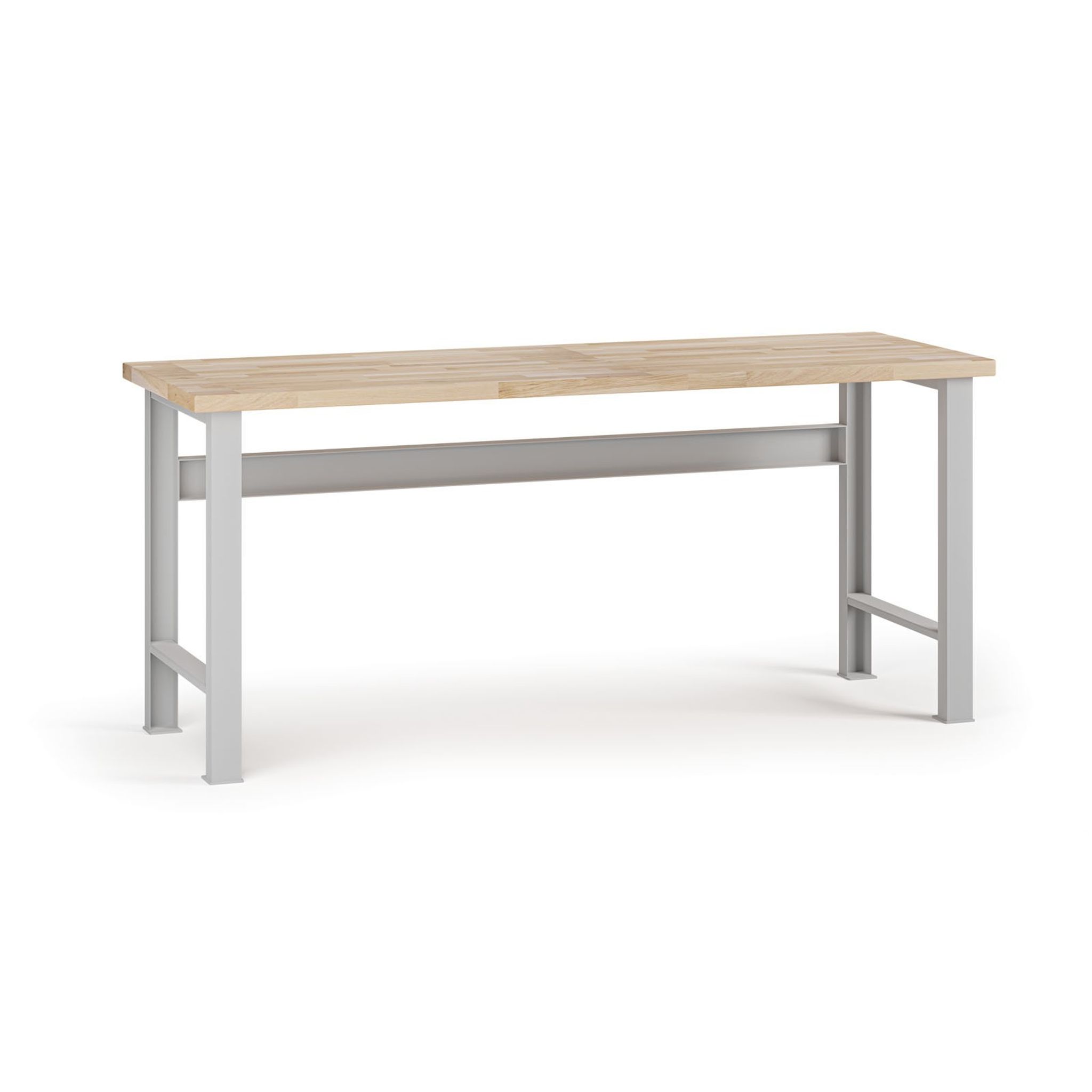 Dílenský pracovní stůl G7, buková spárovka, 2000 x 800 x 840 mm
