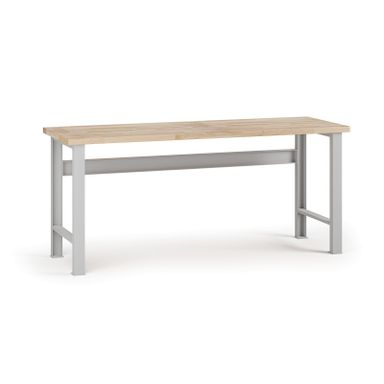 Dílenský pracovní stůl G7, buková spárovka, 2000 x 800 x 840 mm