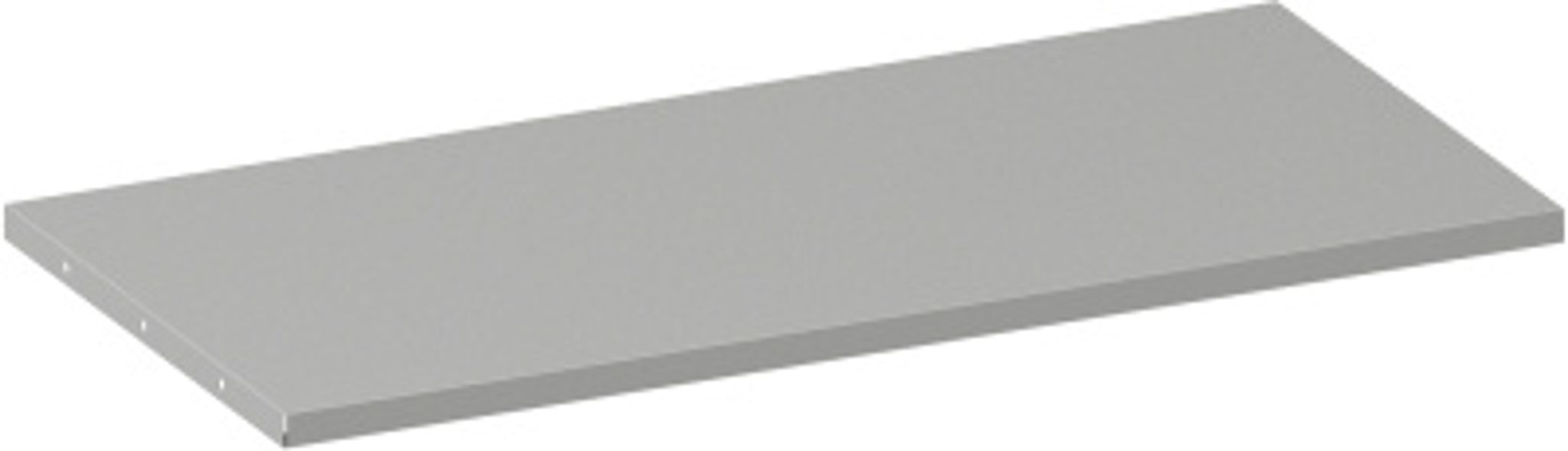 Dodatkowa półka do szafek metalowych, 950 x 500 mm, szara, 1 szt.