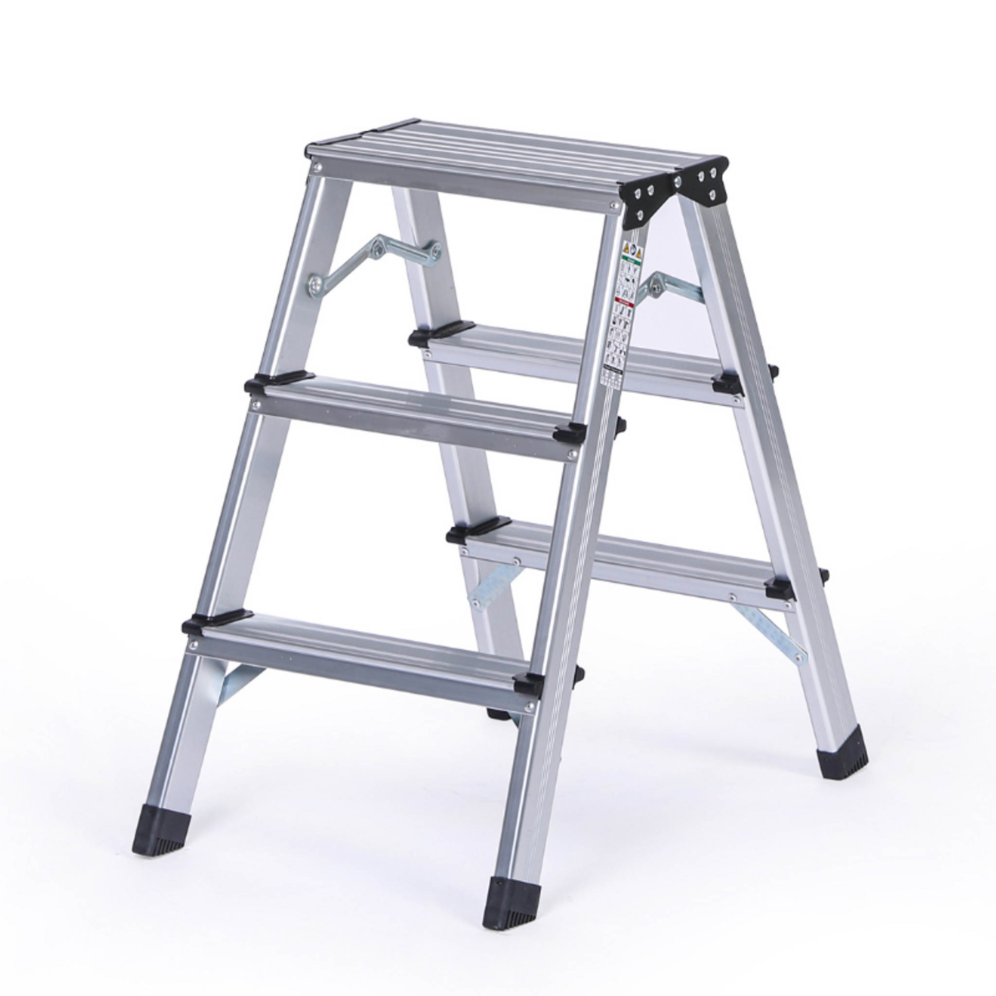 Doppelseitige Aluminium-Stufen, 2x3 Stufen, 635 mm