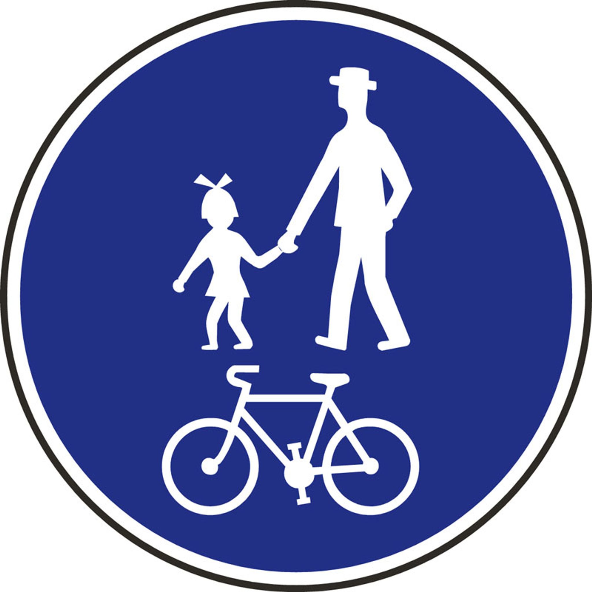 Dopravná značka – Chodník pre chodcov a cyklistov