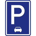 Dopravná značka – Parkovisko pozdĺžne státie