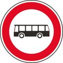 Dopravná značka – Zákaz vjazdu autobusov