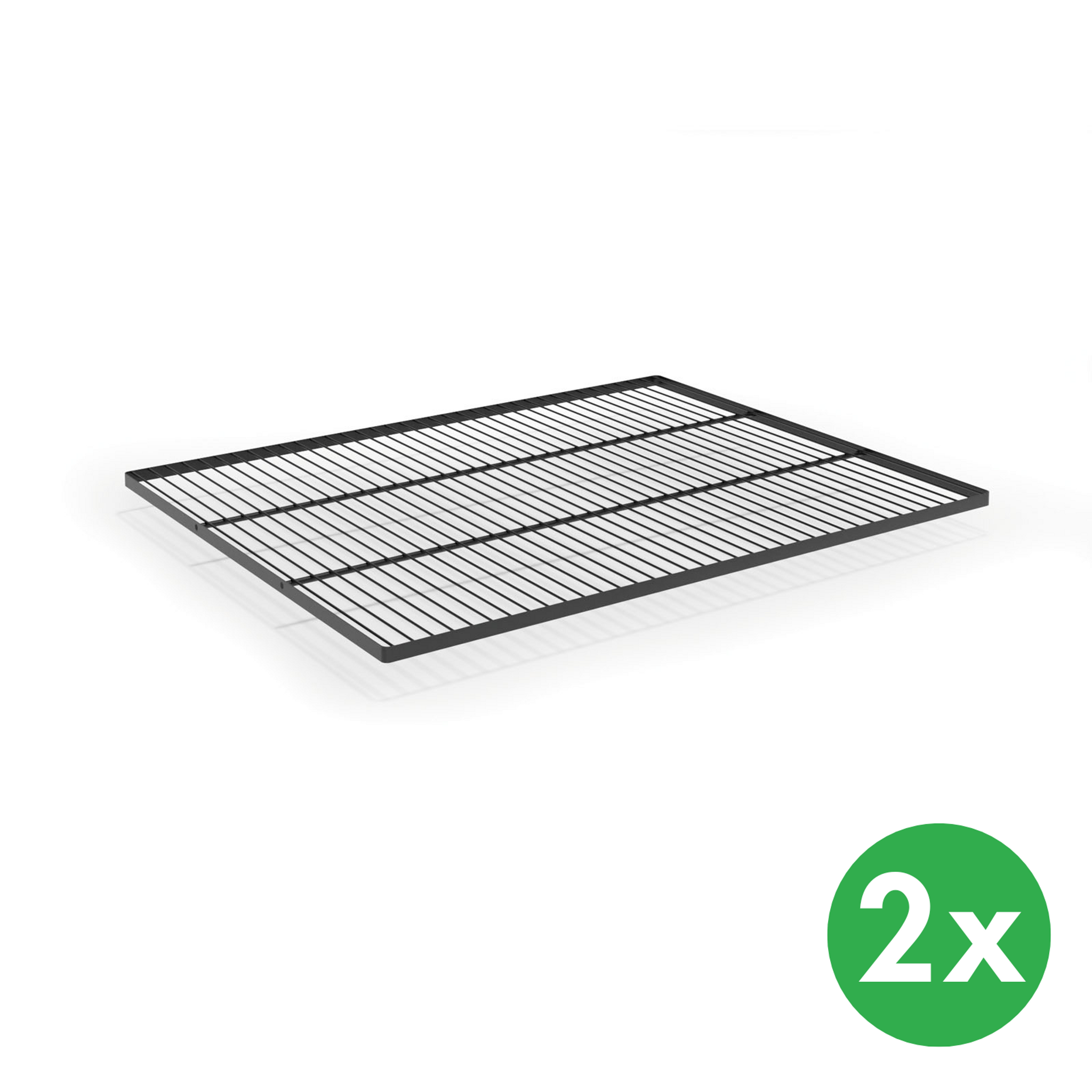Drahtablage für offene Schranksets, 2 Stück, schwarz