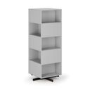 Drehbares Regal, 680×680×1932 mm, 10 Fächer, grau