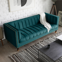 Dreisitzer-Sofa RILEY, 3 Sitze, grün