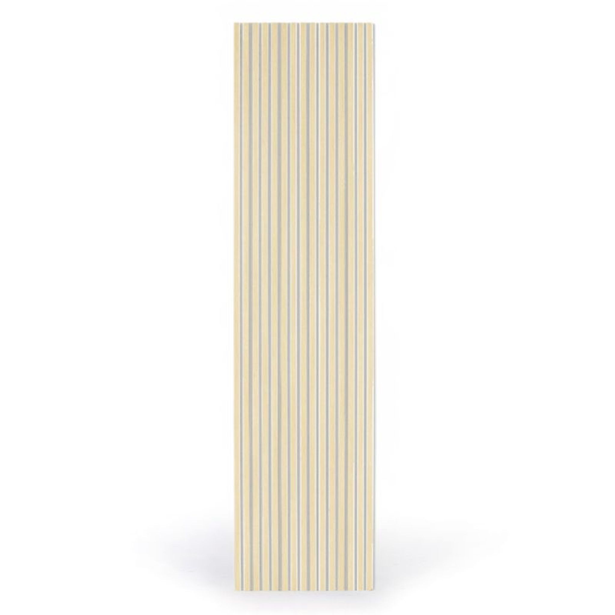 Dřevěný akustický obkladový panel, šedý podklad, 2400 x 600 mm