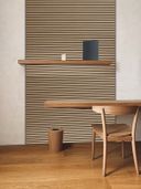 Drevený akustický panel, 2400 x 600 mm, B2BP002, balenie 5 ks, breza