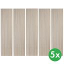 Dřevěný akustický panel, 2400 x 600 mm, B2BP003, balení 5 ks, dub