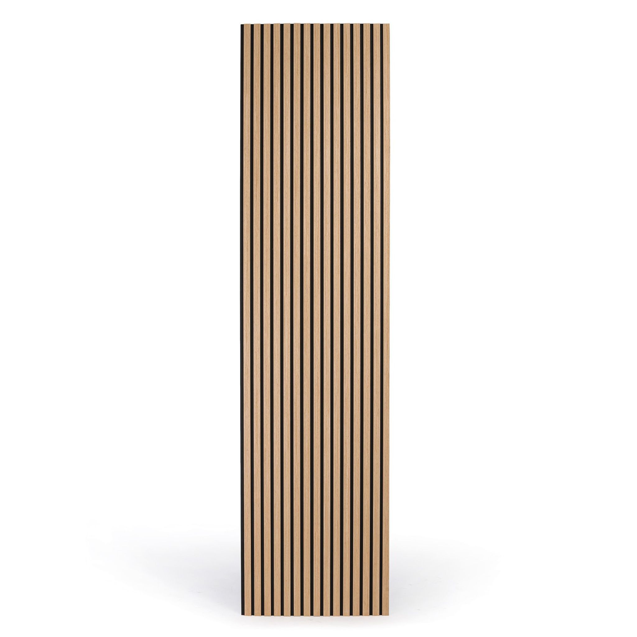 Drevený akustický panel, 2400 x 600 mm, B2BP004, dub