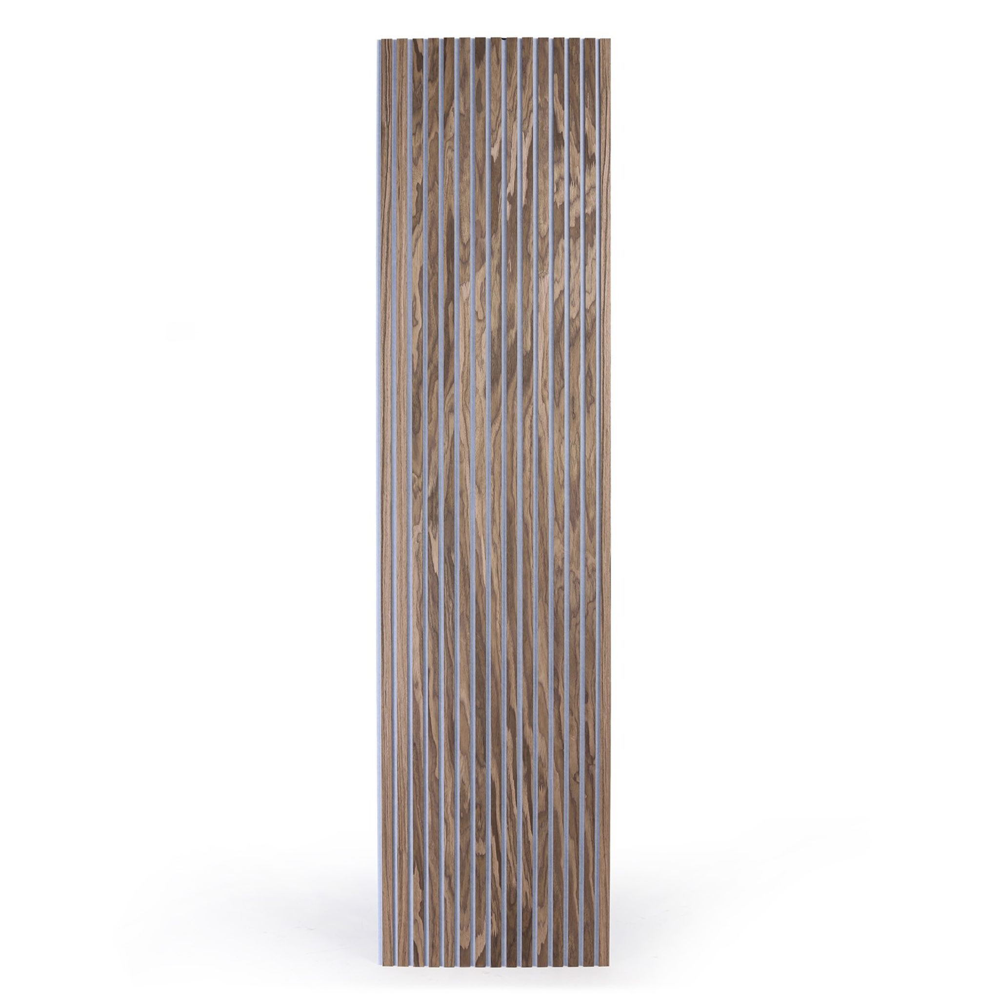 Drevený akustický panel, 2400 x 600 mm, B2BP005, dub morený