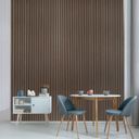 Drevený akustický panel, 2400 x 600 mm, B2BP007, orech