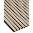 Drevený akustický panel, 2400 x 600 mm, B2BP008, dub sonoma