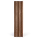 Drevený akustický panel, 2400 x 600 mm, B2BP010, zlatý teak