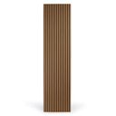 Dřevěný akustický panel, 2400 x 600 mm, B2BP012, balení 5 ks, dub koňakový