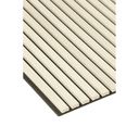 Drevený akustický panel, 2400 x 600 mm, čierny podklad, breza