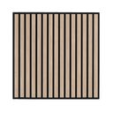 Drevený akustický panel pre stropnú rastrovú konštrukciu, 595 x 595 mm, B2BP008, balenie 4 ks, dub sonoma