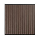 Dřevěný akustický panel pro stropní rastrovou konstrukci, 595 x 595 mm, B2BP007, balení 4 ks, ořech