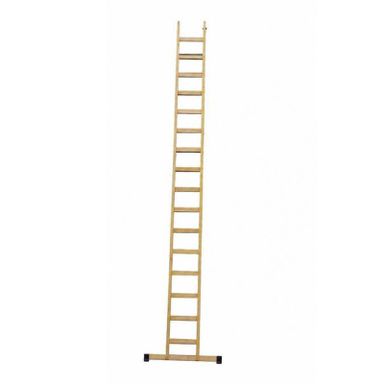 Dřevěný jednostranný opěrný žebřík Sadař, 5 m