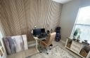 Drewniany panel akustyczny, 2400 x 600 mm, 5 szt, dąb bejcowany