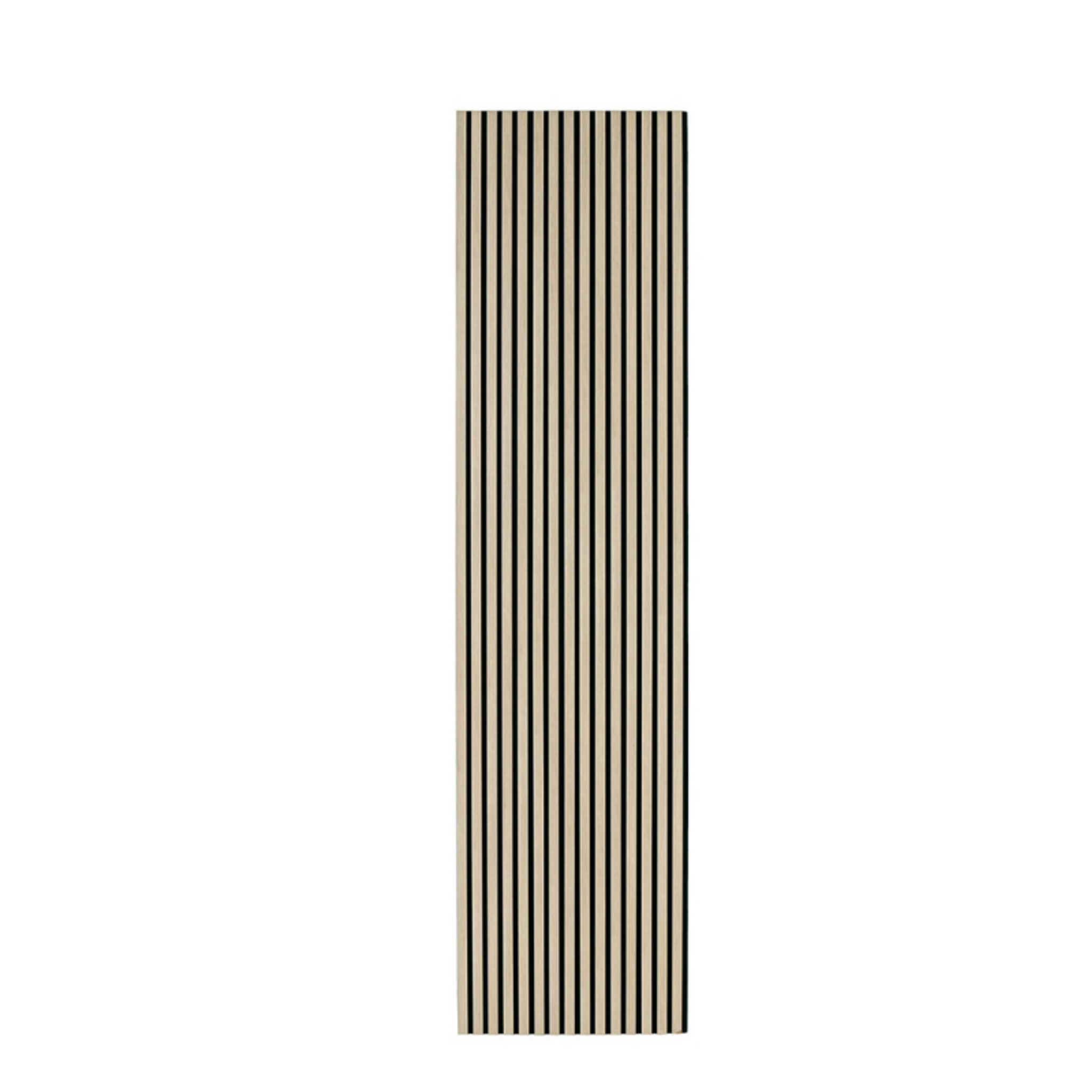 Drewniany panel akustyczny, 2400 x 600 mm, dąb bejcowany