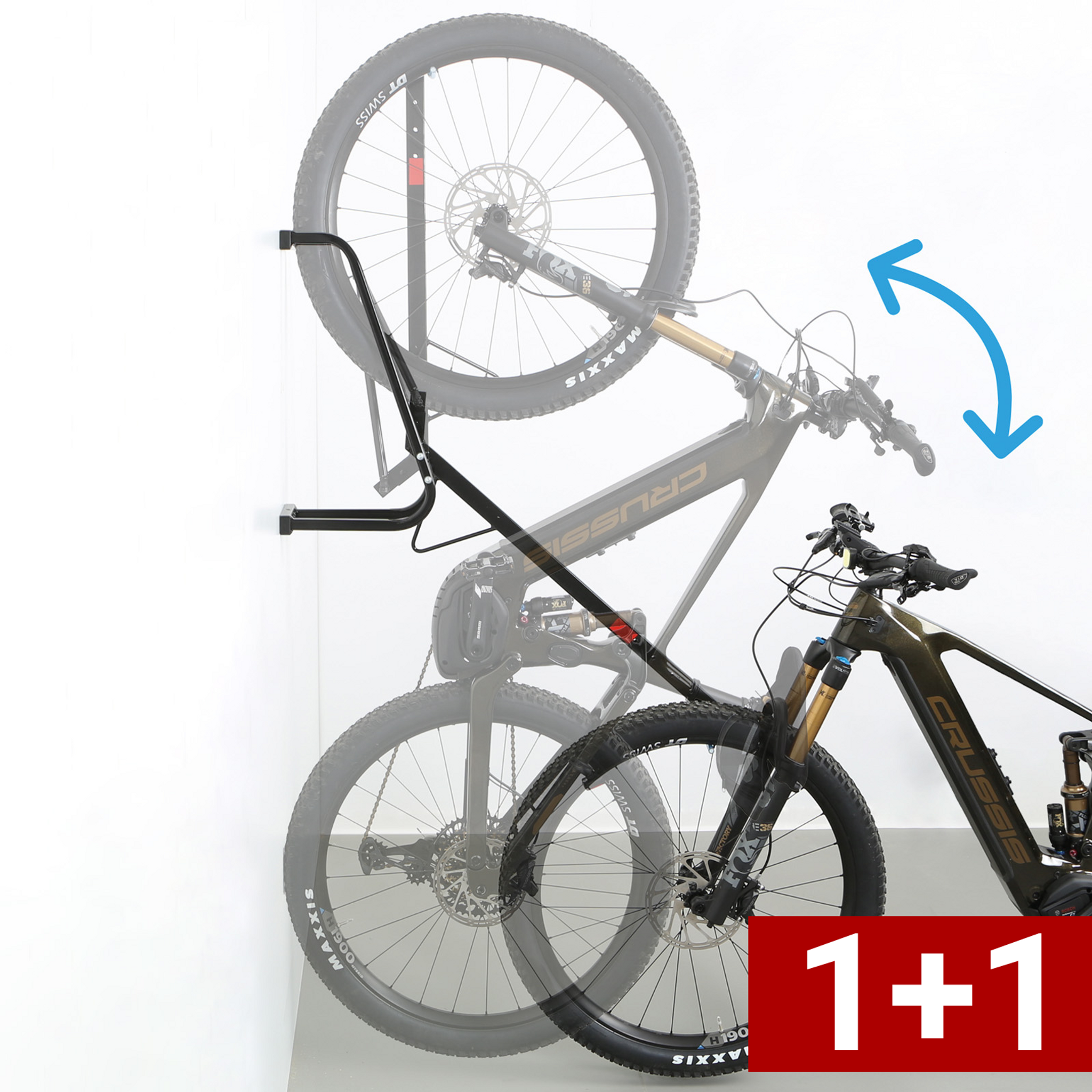 Držák na elektrokola UpBike s hydraulickým zdvihem 1+1 ZDARMA, pevný