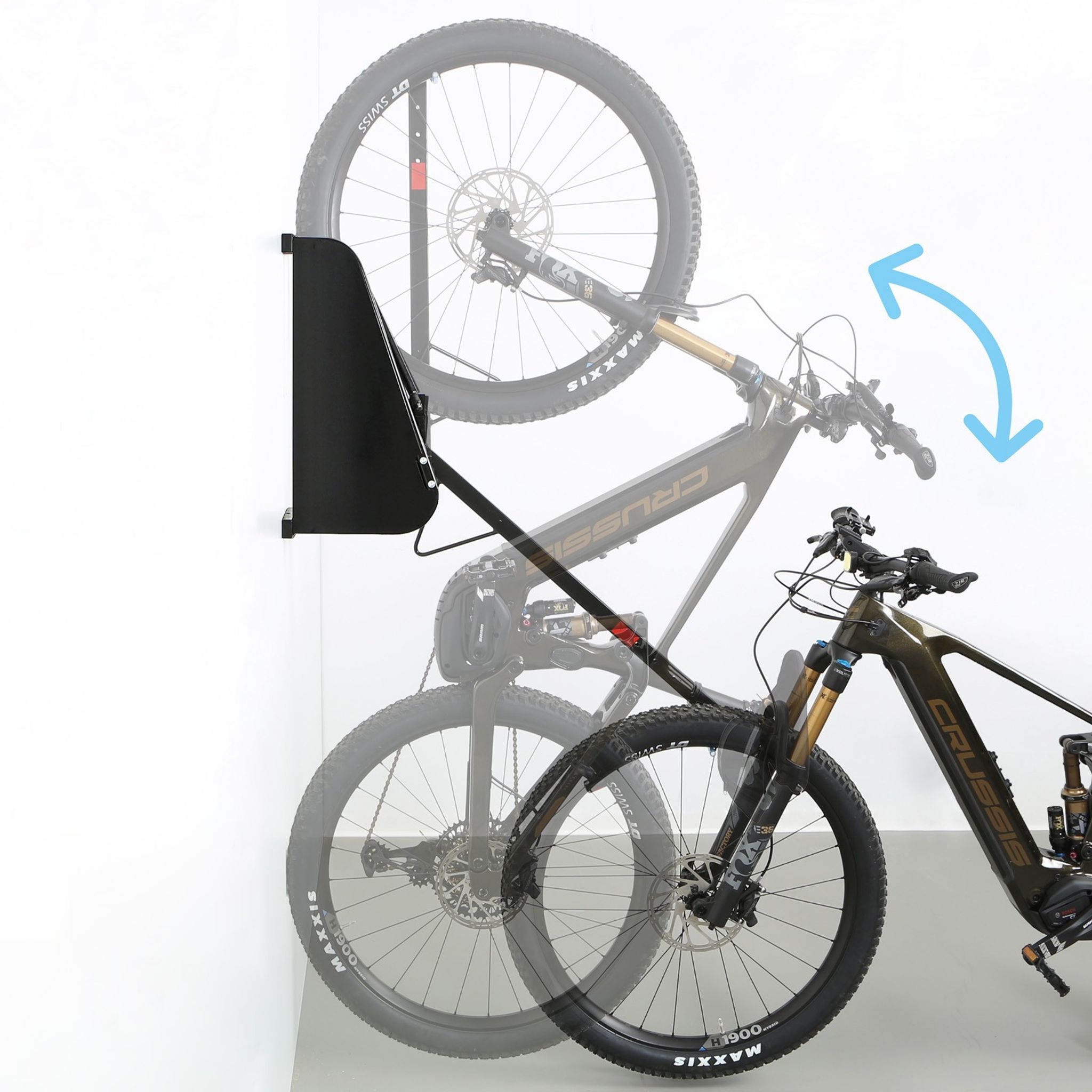 Držák na elektrokola UpBike s hydraulickým zdvihem, oplechované boky, pevný