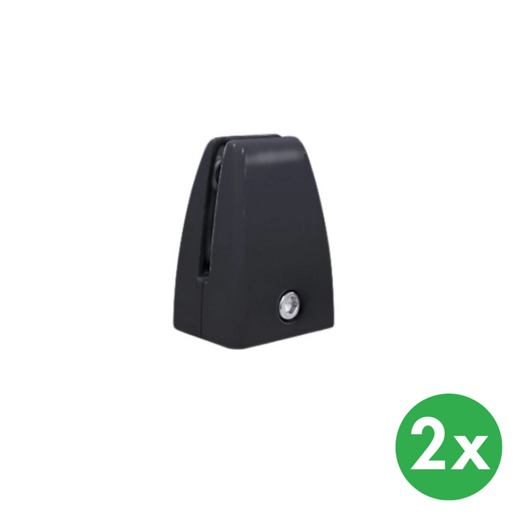 Držiak akustického paravánu, 2 ks, typ B, čierný