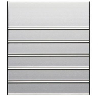 Dverná tabuľka pre papier/samolepiace fólie, 187 x 218 mm, 1+5 riadkov