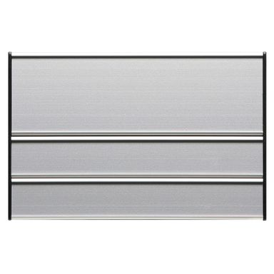 Dverná tabuľka pre papierové menovky, 187 x 125 mm, 1+2 riadky