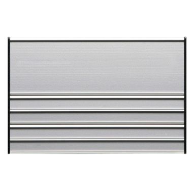 Dverné tabuľky pre papierové menovky, 187 x 125 mm, 1+4 riadky