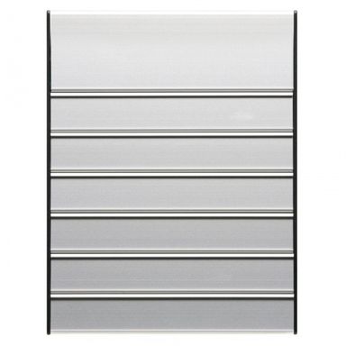 Dveřní tabulka pro papír/samolepící fólie, 187 x 250 mm, 1+6 řádků