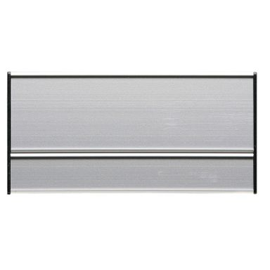 Dveřní tabulka pro papírové jmenovky, 187 x 93 mm, 1+1 řádek