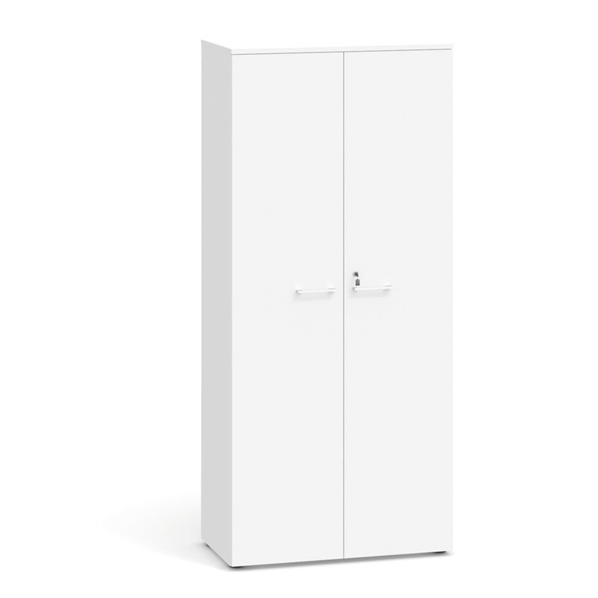 Dvojdverová kancelárska skriňa PRIMO 2023, 1781 x 800 x 420 mm, biela