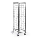 Edelstahl-Tablettwagen, 12 Ebenen, 1720 x 429 x 650 mm