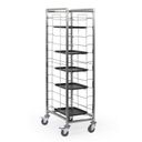Edelstahl-Tablettwagen, 12 Ebenen, 1720 x 429 x 650 mm