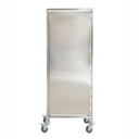Edelstahl-Tablettwagen mit Seitenwänden, 12 Ebenen, 1720 x 429 x 650 mm