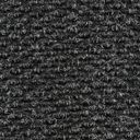 Eingangsmatte aus Polypropylen mit Teppichboden, schwarz, 200 cm x bm