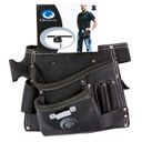 Einzelne Gürteltasche aus Leder