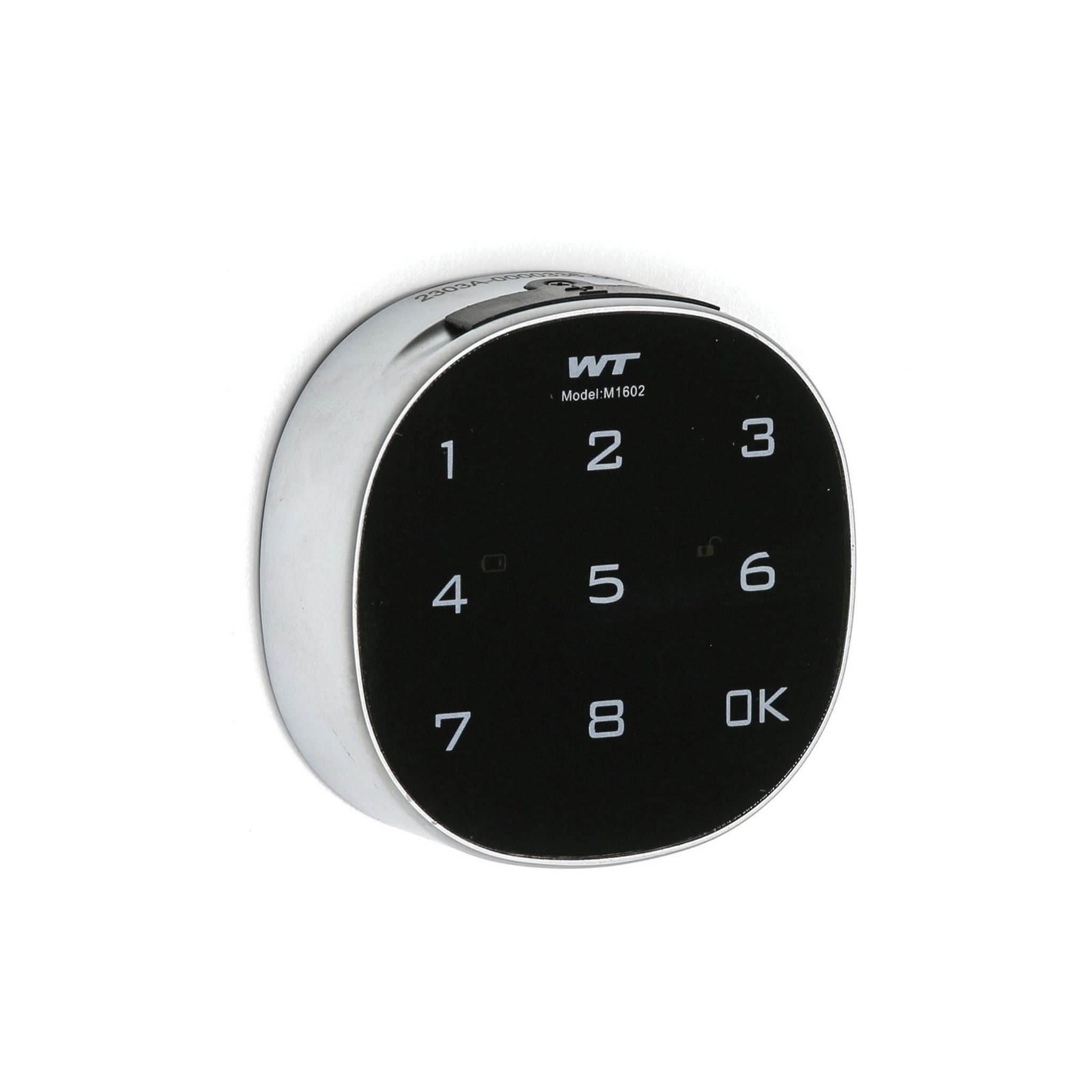 Elektronický kódový zámek s klávesnicí, závit M18, délka 20 mm