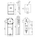 Elektroniczny zamek RFID z uchwytem