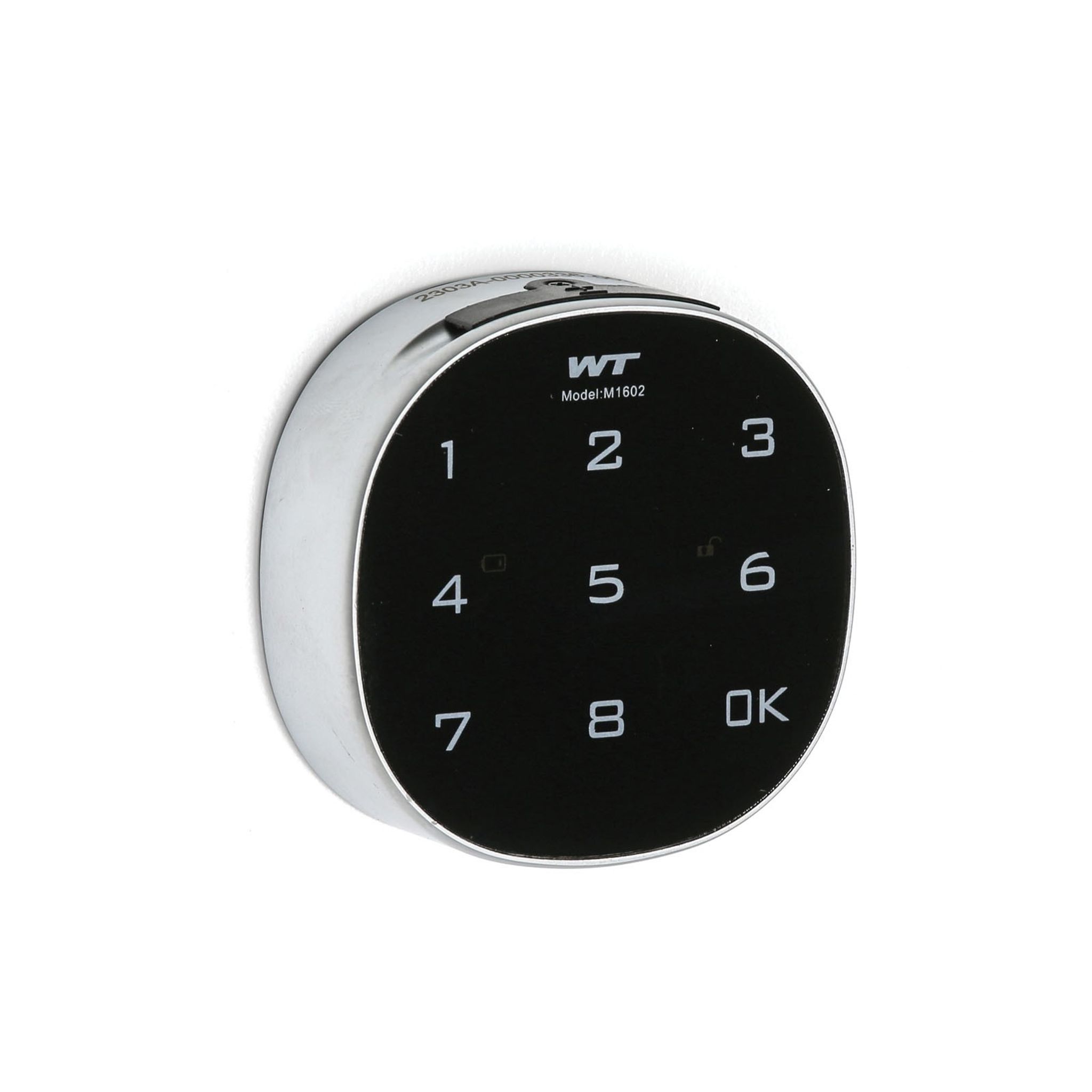 Elektronisches Codeschloss mit Tastatur, Gewinde M18, Länge 30 mm