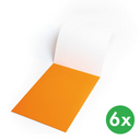 Elektrostatische Markierungsfolie Symbioflipcharts 500 x 700 mm, orange