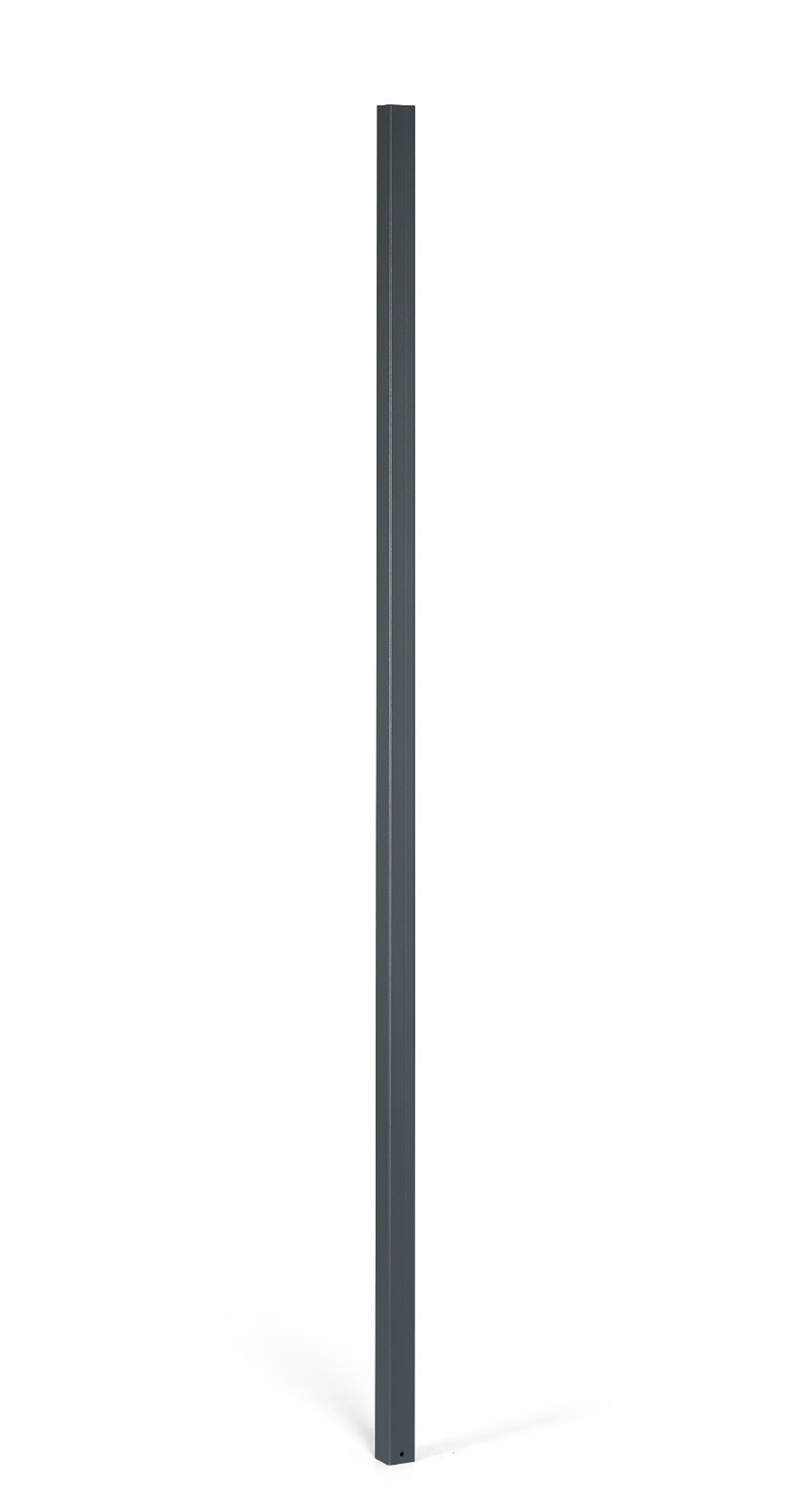 Endpfosten zum Einbetonieren für Zaunelemente mit 1493 und 1553 mm Höhe Endpfosten zum Einbetonieren für Zaunelemente mit 1493 und 1553 mm Höhe