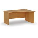 Ergonomický kancelářský psací stůl PRIMO WOOD, 160x120 cm, pravý, buk