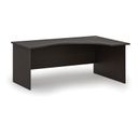 Ergonomický kancelářský psací stůl PRIMO WOOD, 180x120 cm, pravý, wenge