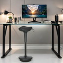 Ergonomischer Bürohocker FREE II, schwarz