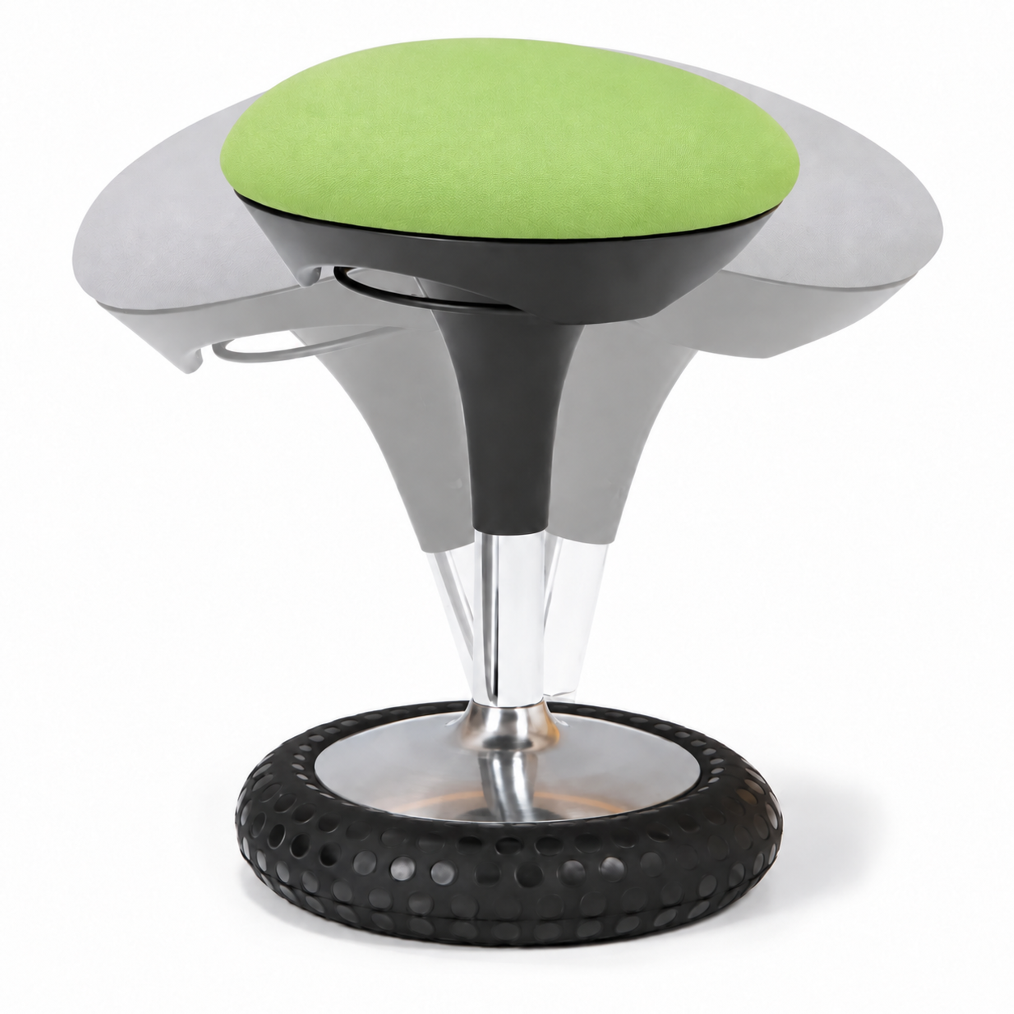 Ergonomischer Bürohocker HOVER, grün